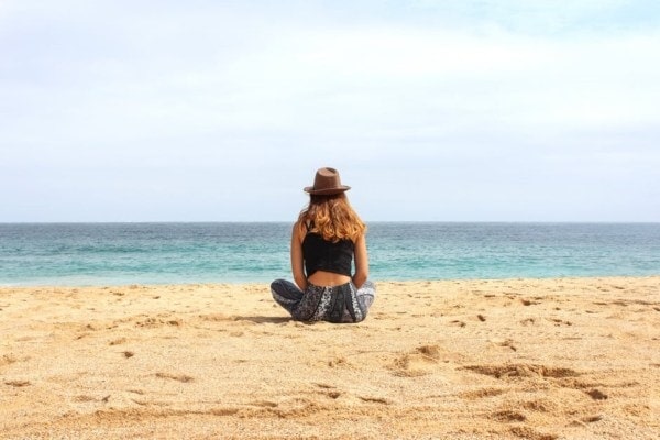 Ideal lifestyle on a beach