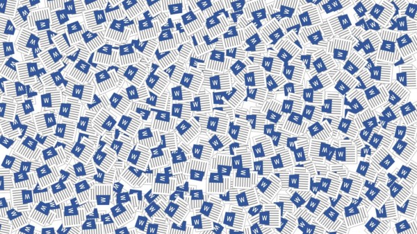 Duplicating Word documents to demonstrate digital products can be sold to infinity